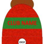 Red/green Ballyvaughan Fanore GAA Bobble Hat - Boru Sports Shop