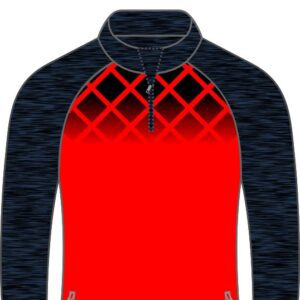 Half ZipTop 1 - Navy/Red/Black - Sports Clothing Ireland - Boru