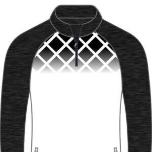Sportswear Half ZipTop 11 - Mel Charcoal/White/Black - Boru Sports Shop