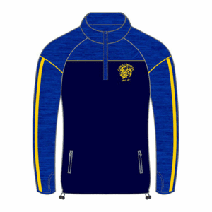 Sports Clothing - Half-Zip-front - Boru Sports Shop
