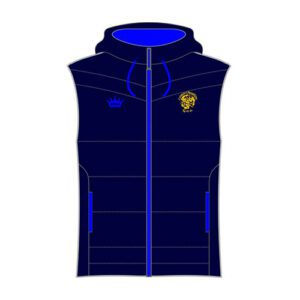 Padded Gilet front navy - Sports Clothing - Boru Shop