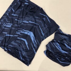 Navy Sky blue Face mask - Neck Scarf and Facemask Order Online - Boru Sports