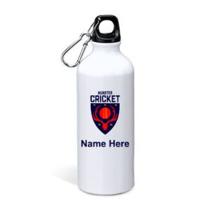 WHITE MUNSTER CRICKET 800ML ALU PERSONALISED WATER BOTTLE - Boru Sports Shop