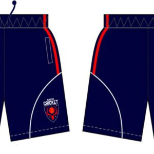 MUNSTER CRICKET LEISURE SHORTS - front and back - Boru Sports Shop