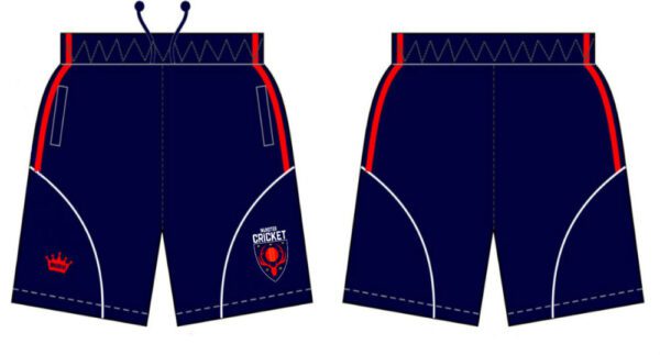 MUNSTER CRICKET LEISURE SHORTS - front and back - Boru Sports Shop