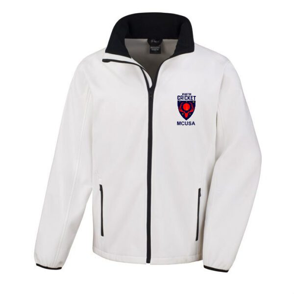 MUNSTER CRICKET MCUSA SOFTSHELL WHITE - CRICKET CLUB - Boru Sports Shop