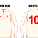 Harlequins Cricket Playing Shirt Long Sleeve