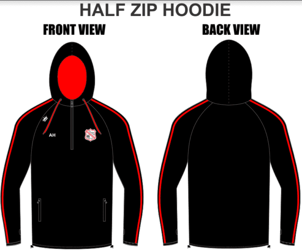 quarter zip hoodie