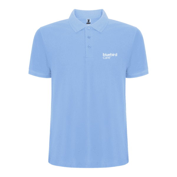 BLUEBIRD COTTON POLO SKY