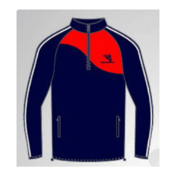 Ennis Smash Badminton Quarter Zip Top