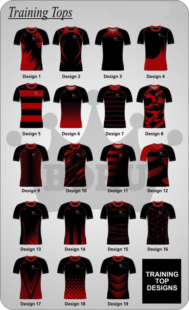 TRAINING TOP DESIGNS BLACK RED scaled