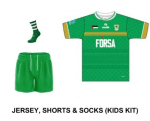 jersey shorts and socks kids kit