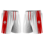 Eire Og White Red Shorts