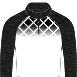 Sportswear Half ZipTop 11 - Mel Charcoal/White/Black - Boru Sports Shop