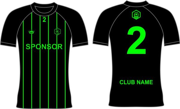 Custom Soccer Jerseys front and back - Custom Clothing Ireland - Boru Sports Shop