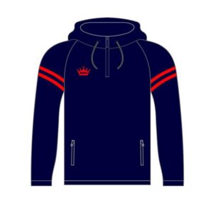 half-zip-hoodies navy - Sports Clothing Ireland - Boru Sports