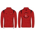 HALF-ZIP TOP - Limerick Gymnastics Clube - front and back - Borus Sports Shop