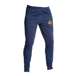 Skinny track pants with club crest - navy skinny pants online