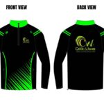 Celtic Waves Half Zip Top