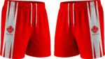 Eire Og Red White Shorts